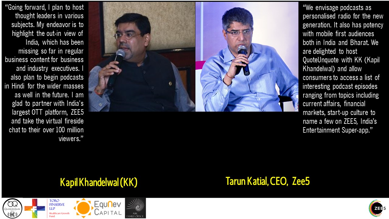 2022 : Season 3 17 Tarun Katial - KK, Zee5 OTT