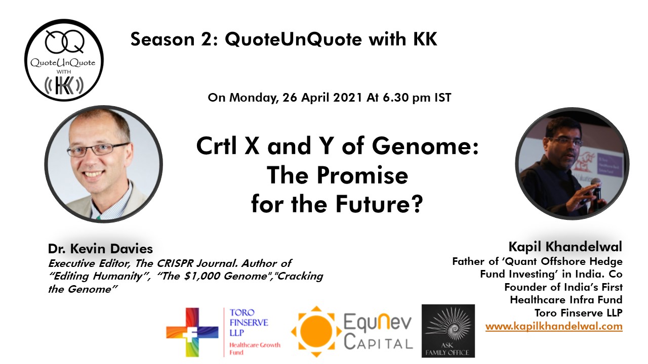 2021 : Season 2 7 Crtl X and Y of Genome: The Promise for the Future?