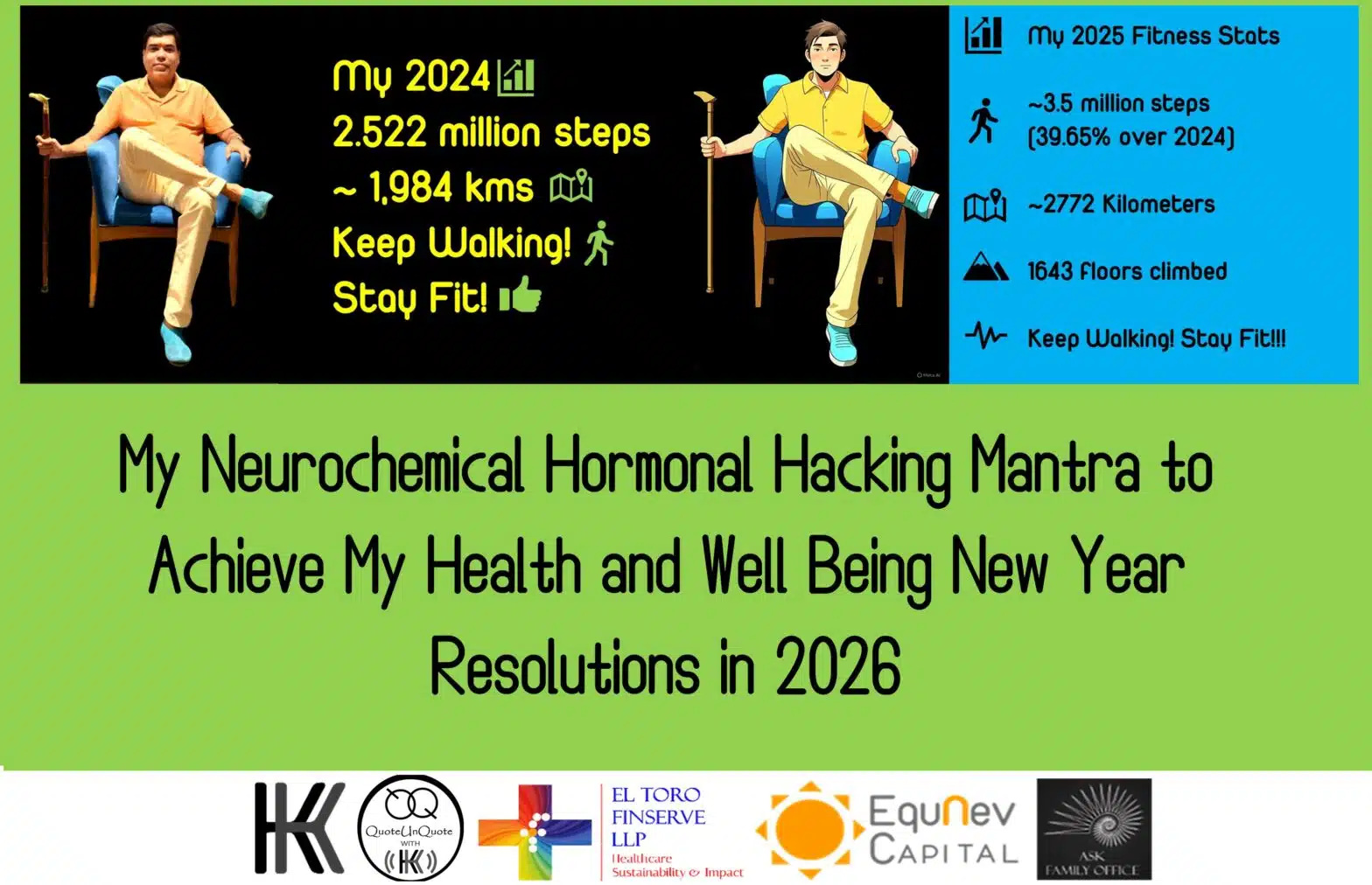 My Neurochemical Hormonal Hacking Mantra to Achieve My Health and Well Being New Year Resolutions in 2026