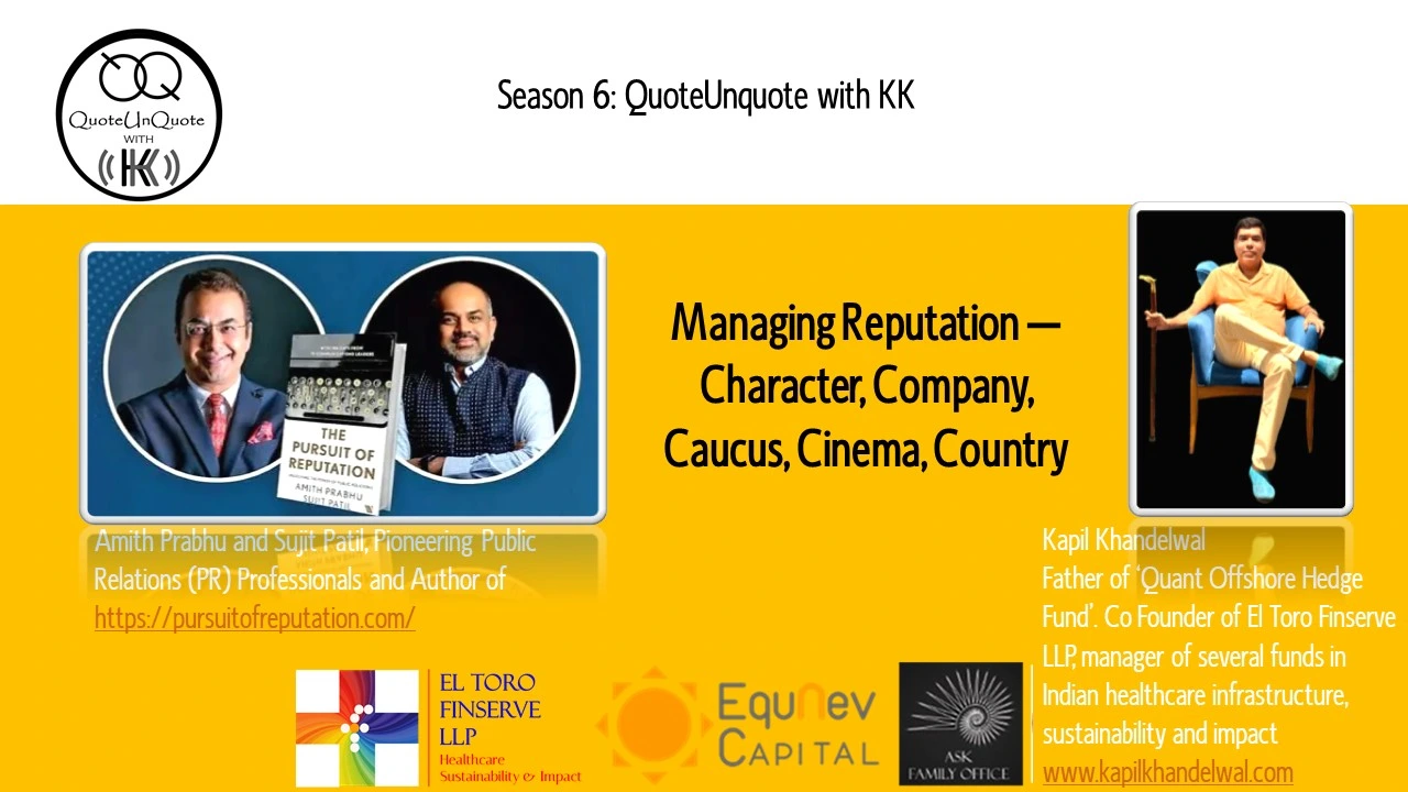 Managing Reputation – Character, Company, Caucus, Cinema, Country